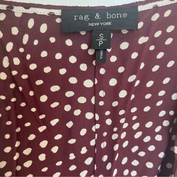 Rag & Bone "Dirdre" Viscose Polka-Dot Slip Dress - Picture 4 of 4